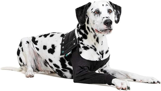 Suitical Recovery Sleeve for Dogs | Front Leg Protection After Surgery | Dog Leg Sleeve to Stop Licking | Machine Washable | Chest Circumference 31.5”- 40.9” | Sleeve Length 16.1” | XL | Single Sleeve