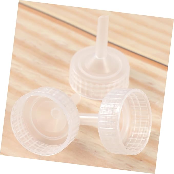 15pcs Hatching Bottle Caps, Shrimp Feeding Bottle Cap Hatching Bottle Hatchimal Incubators for Shrimp breeding brine Shrimp Eggs, Aquarium-Bottle Caps Accessories