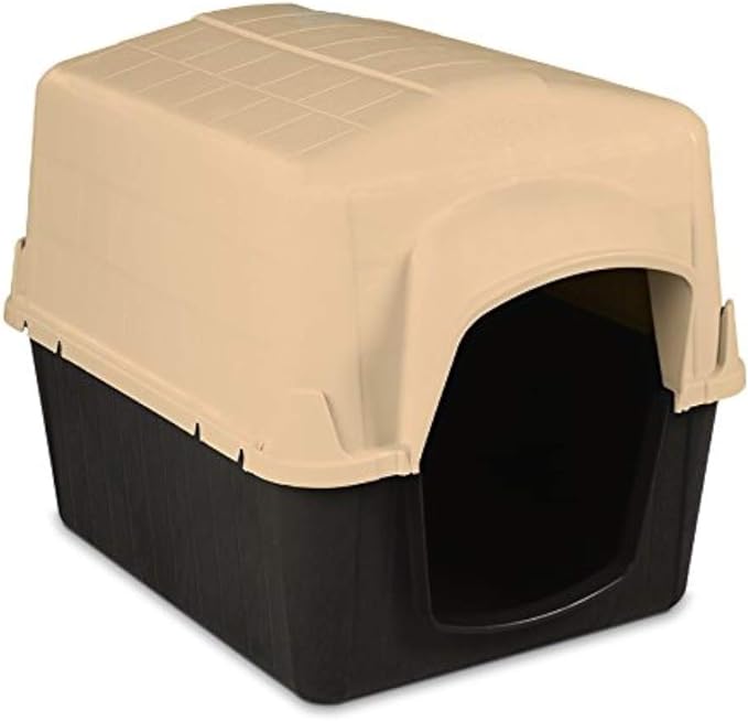 Petmate Aspen Pet Outdoor Dog House, Medium, For Pets 25 to 50 Pounds