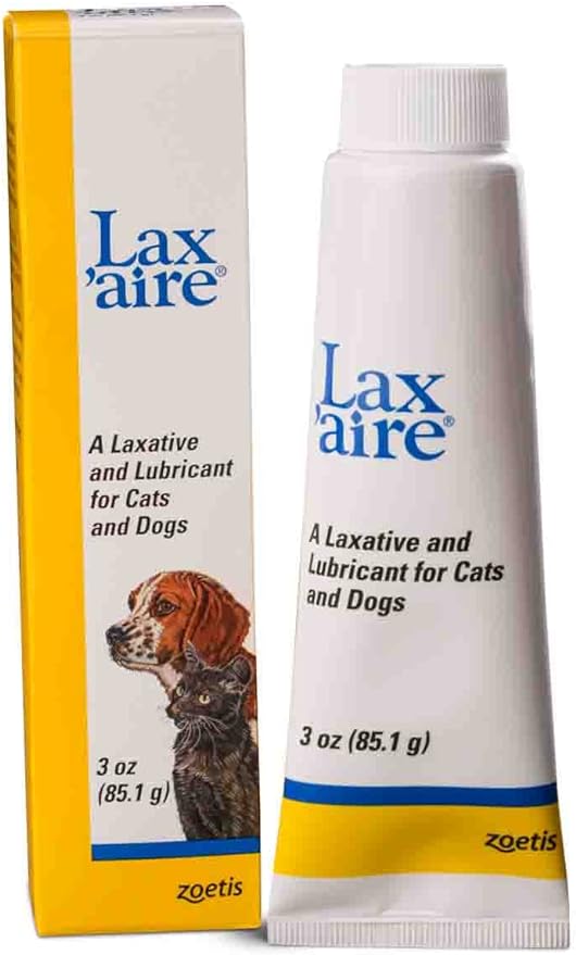 Lax'Aire Gentle Laxative and Lubricant for Cats Dogs - 3 oz.