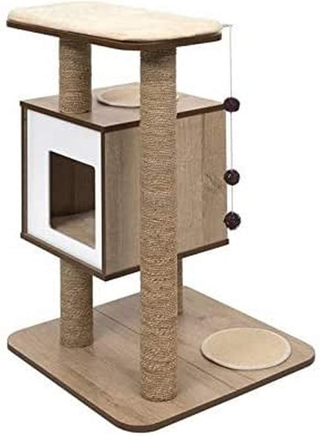 Catit Vesper Cat Tree, Base, Oak, 52062