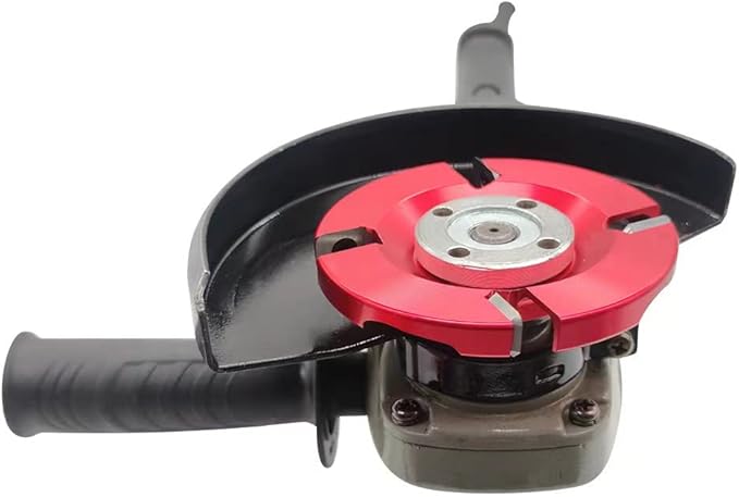 Cattle Hoof Trimming Cutter Double-Sided Livestock Cow Hoof Trimming Disc Tools with 4 Sharper Cutter Head-Red