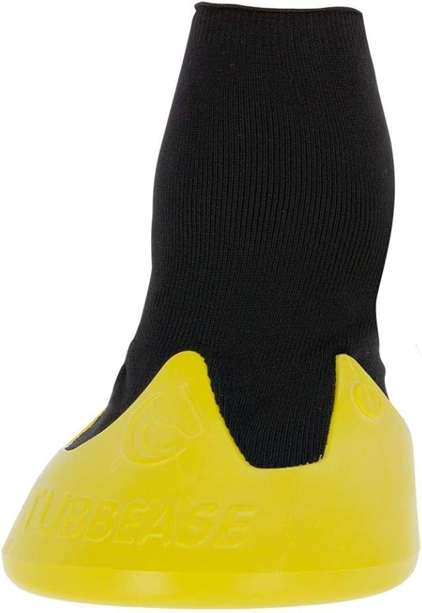 TUBBEASE Hoof Soaking Boot - Essential Hoof Care - Short Term Equine Hoof Soaking Boot for Hoof Treatments with Horses and Ponies. Simple, Breathable Design - for Use in Stable - Hoof Sock 7" (Yellow)