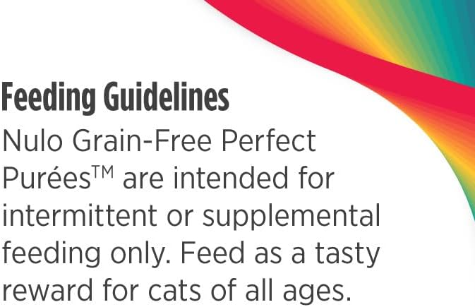 Nulo Freestyle Grain-Free Perfect Purees Premium Wet Cat Treats, Squeezable Meal Topper for Felines, High Moisture Content to Support Hydration, 0.5 Ounces in each Lickable Wet Cat Treat Pouch