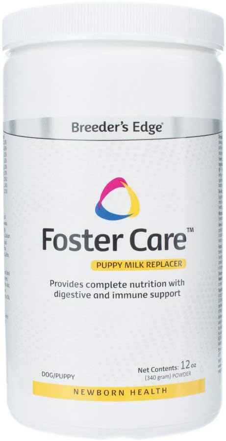 Revival Animal Health Breeder's Edge Foster Care Canine- Powdered Milk Replacer- for Puppies & Dogs- 12oz