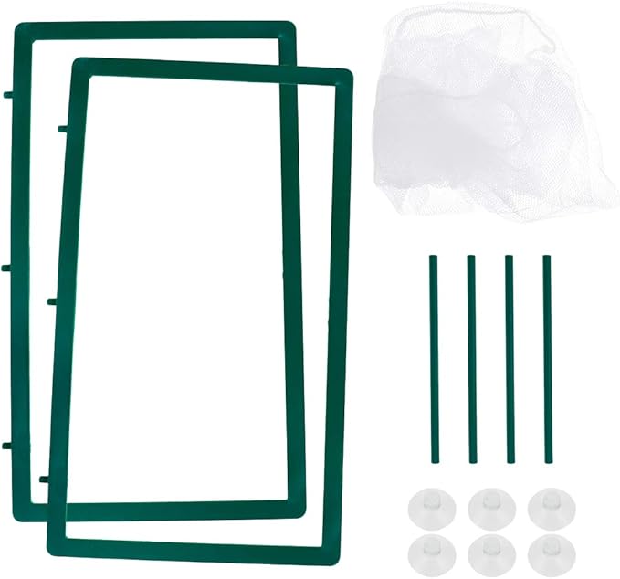 Aquarium Mesh Hatchery Breeder Plastic Frame Fish Tank Separation Breeding Net