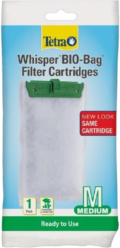 Tetra Whisper Bio-Bag Filter Cartridges For Aquariums - Ready To Use Medium