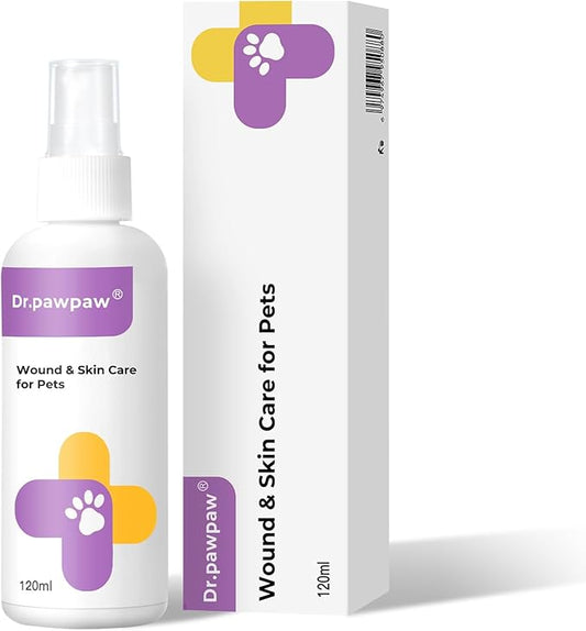 Hot Spot Treatment for Dogs & Cats - Allergy Itch Relief and Wound Care Spray - Dog Skin Irritation & Infection Treatment - Gentle Formula and Lick Safe for All Animals - 4 Fl Oz