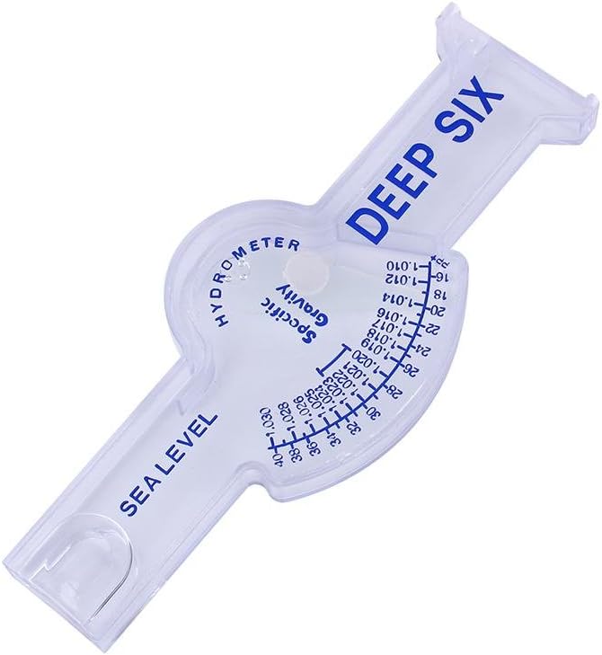 Yosoo123 Accurate Automatic Hydrometer SaltSalinity Meter Salinimeter for Fish (Long Type)