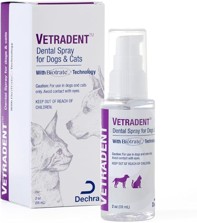 Dental Spray for Dogs and Cats, 2 oz