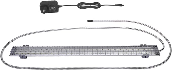 HappyBird Lighting Bird Cage Light with Chew Guard - Full Spectrum LED Pet Light - Simulates Natural Environment - Safe for Hookbill Birds – Easy to Install - (24" Long)