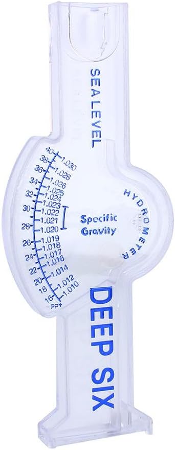 Yosoo123 Accurate Automatic Hydrometer SaltSalinity Meter Salinimeter for Fish (Long Type)