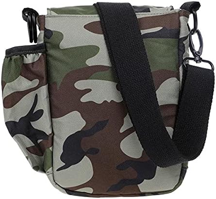 DOOG | Walkie Bag | Adjustable Shoulder Bag with Poo Bag Compartment and Water Bottle Compartment | Camo