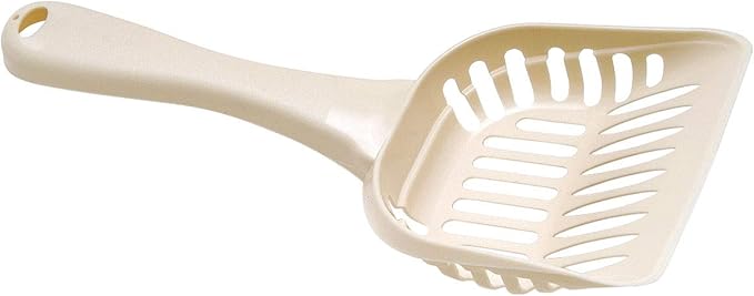 Petmate Litter Scoop for Cats, Large Size, Bleached Linen (Pack of 3)