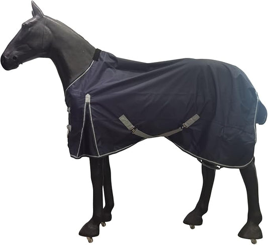 600Denier Waterproof and Breathable Horse Sheet Rip-Stop Turnout Rain Sheet Horse Blanket with Removable Leg Straps