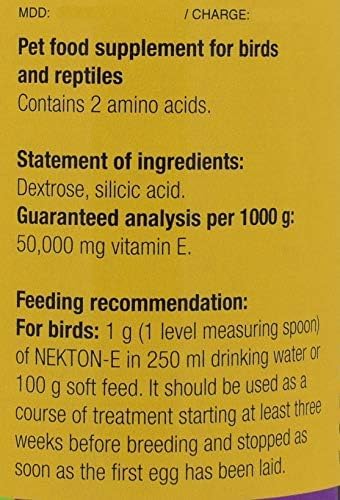 Nekton E Vitamin E Supplement for Birds, 320gm