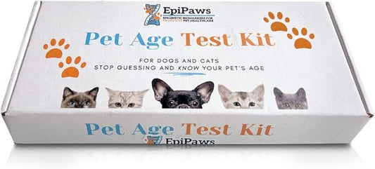 Pet Age Test, Age Test for Dogs and Cats, Epigenetic Biomarker Test, at Home, Safe, Easy and Affordable, Includes Wellness Insight for Your Pet’s Life Stage, Great for Rescued Pets