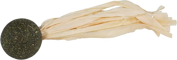 Penn-Plax Cat-Life Compressed Catnip Birdie with Corn Husks – Natural Cat Toy – 1 Count