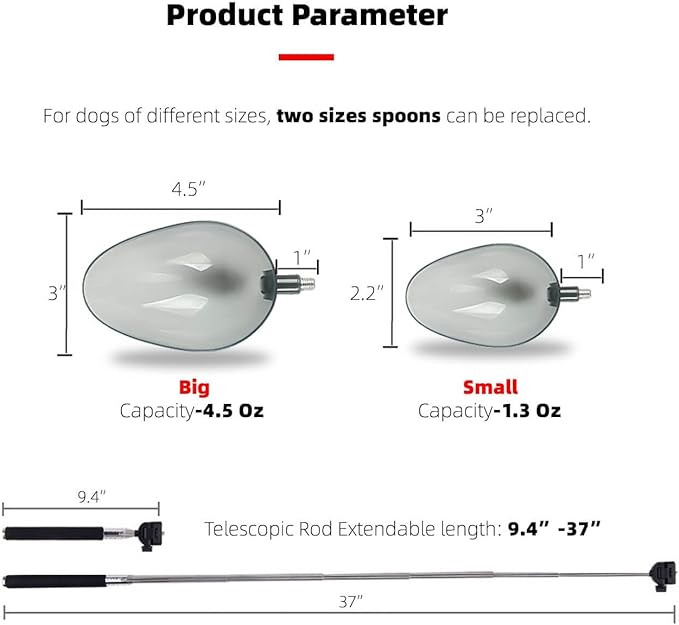 Dog Urine Sample Catcher,Adjustable Angle Long Handled Telescopic Dog Urine Collector,Super Easy to Use Dog Pee Catcher Urine Stick for Small Large Female Dogs