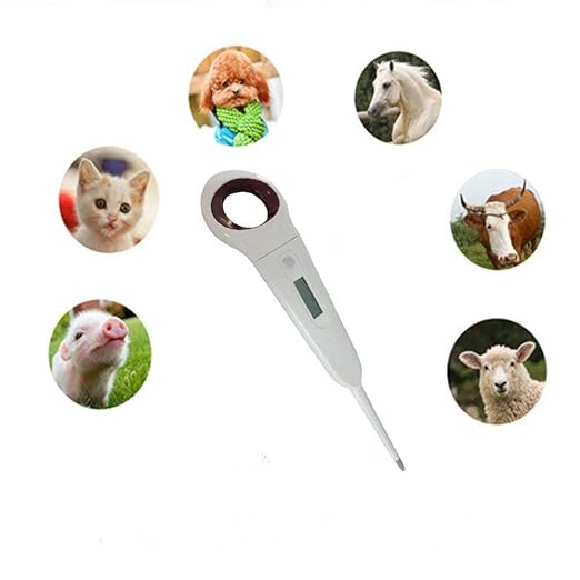 Pet Dog Thermometer Horse Anus Thermometer Fast Digital Veterinary Thermometer for Dogs, Cats,Pig,Sheep(℉