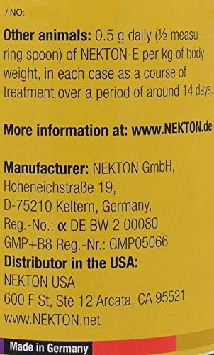 Nekton E Vitamin E Supplement for Birds, 320gm