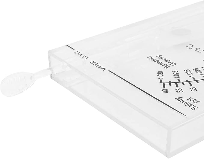 Salt Water Salinity Meter Saltwater Hydrometer Accurate Automatic Hydrometer Salt Water Salinity Meter for Fish