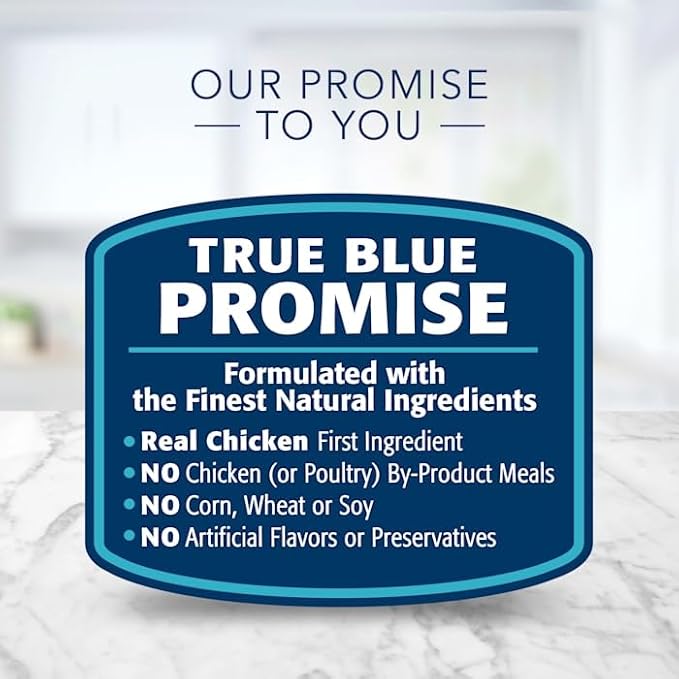 Blue Buffalo Tastefuls Chicken Entree Mature Wet Cat Food Pate, 3 oz., Case of 12