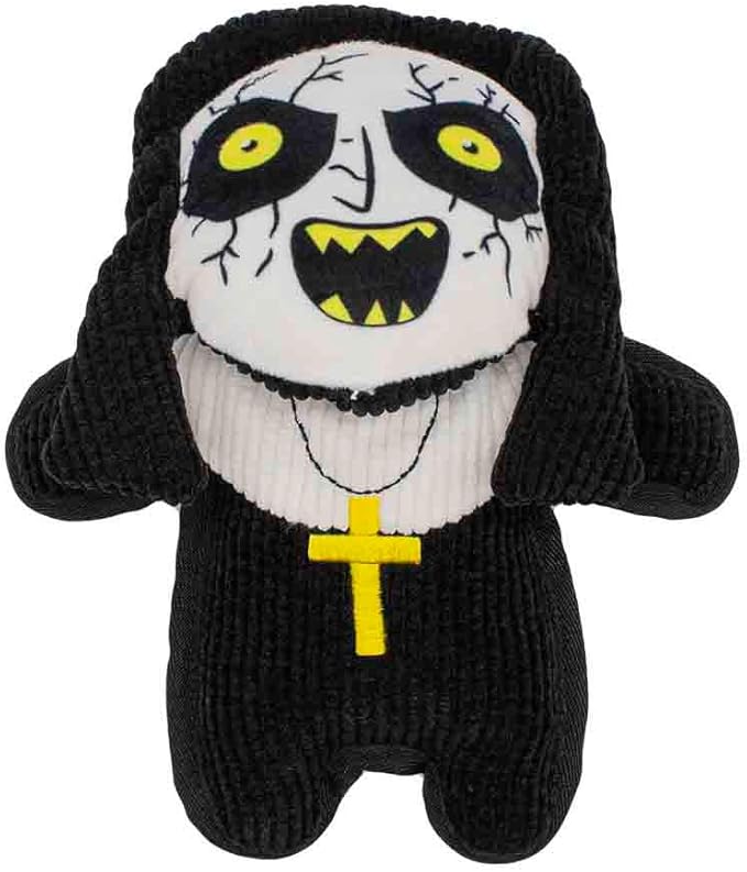 Buckle-Down Pet Corduroy Plush Squeaker Toy - The Nun Sister Irene Standing Pose 8" x 9"