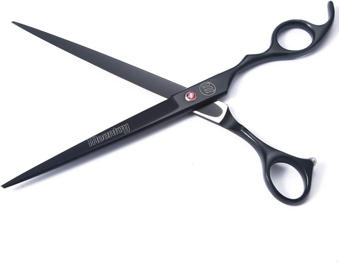 Professional Dog Grooming Scissors Set, 7 Inch/8 Inch Pet Grooming Scissors Chunkers Shears for Dog, Curved Dog Grooming Scissors, Thinning Shears for Dog with Grooming Comb