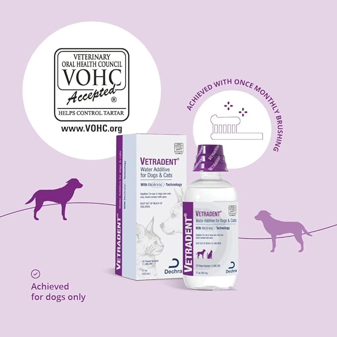 Vetradent® Water Additive for Dogs and Cats, 17 oz