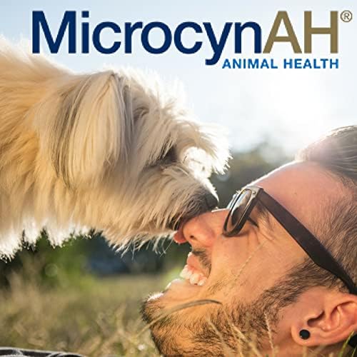 Manna Pro MicrocynAH Wound and Skin Care Hydrogel for Dogs | Non-Toxic Spray Formulated to Clean Wounds | Veterinarian Recommeneded Non-Toxic Formula | 8oz