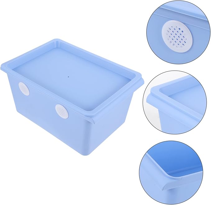 GANAZONO Plastic Container Plastic Containers Terrarium Box Breeding Box Plastic Household Frog Reptile Hide Plastic Spiders