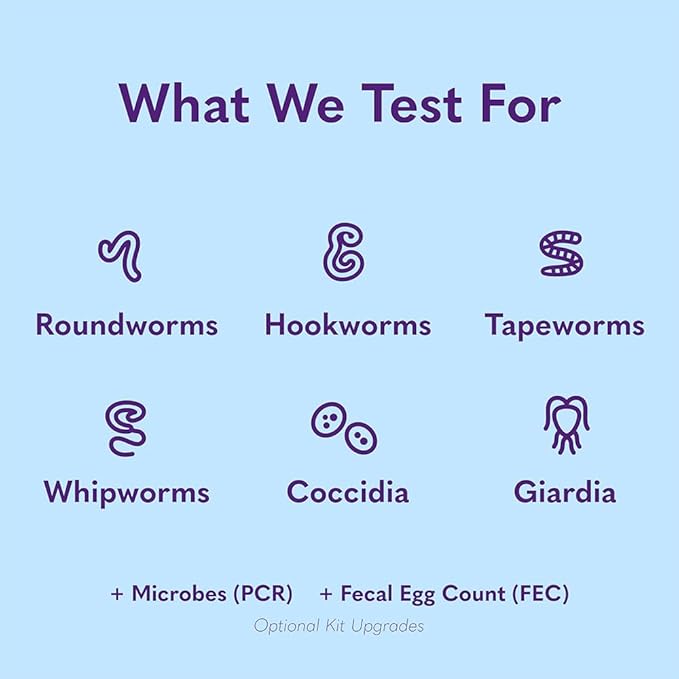 MySimplePetLab Routine Dog Stool Test Kit | Fast and Accurate Worms and Giardia Test for Dogs | Mail-in Stool Sample Kit Dog Test for Early Detection of Worms and Giardia