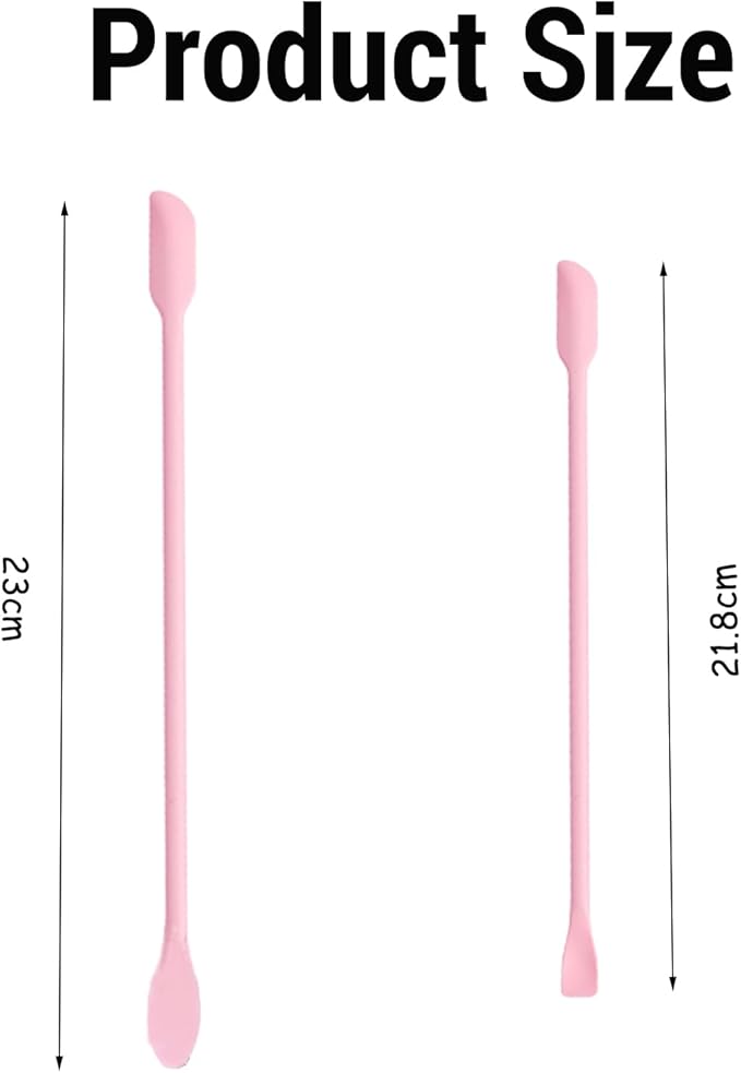 2Pcs Reptile Powder Fruit Mixing Stirring Food Feeding Spoon Reptile Stirring Food Feeding Spoon fit Crested Geckos, Lizards, Bearded Dragons,Chameleons and Other Reptiles