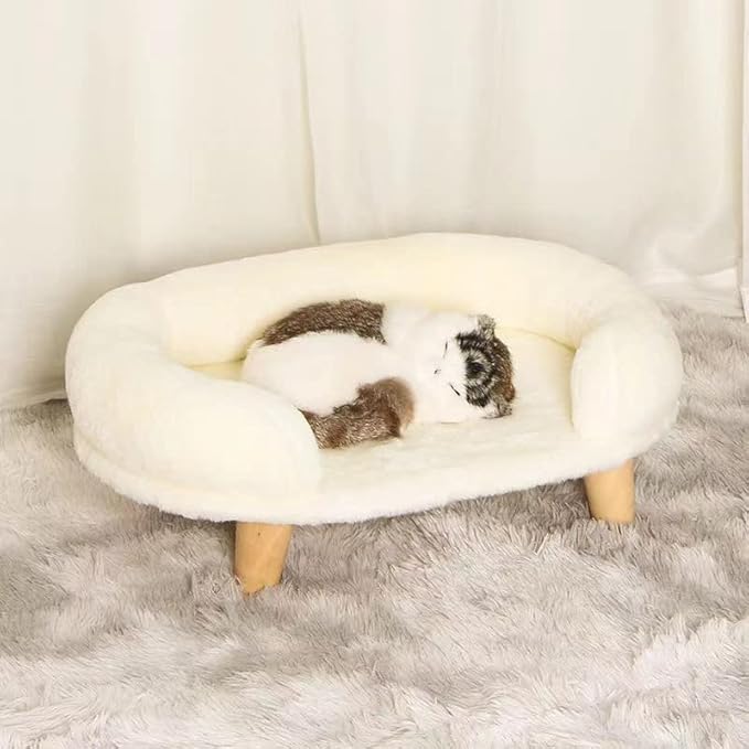 cat sofa cat coach Pet sofa pet coach cat chair Cat Couch Bed cat sofa bed with 4 sturdy wooden legs, suitable for small cats and dogs