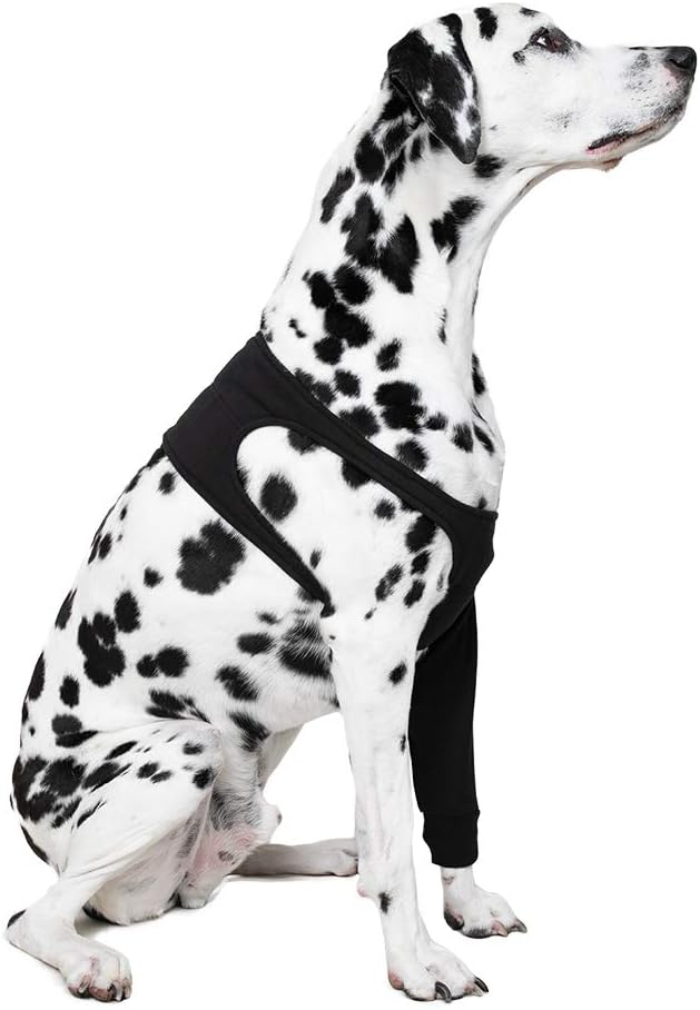 Suitical Recovery Sleeve for Dog | Front Leg Protection After Surgery | Dog Leg Sleeve to Stop Licking | Machine Washable | Chest Circumference 37.8”- 48.8” | Sleeve Length 18.9” | 2XL | Single Sleeve