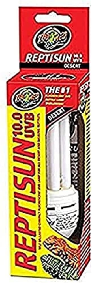 Zoo Med 25157 Reprising 10.0 UVB Compact 13W Fluorescent Lamp, Mini