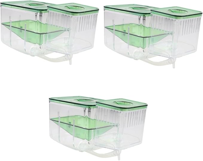 3pcs Box Aquarium Breeding Tank Isolated Breeding Tank Fish Hatching Boxes Breeding Tank for Fish