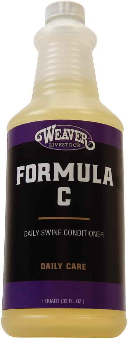 Weaver Livestock unisex adult Livestock Formula C Quart, White, Quart US
