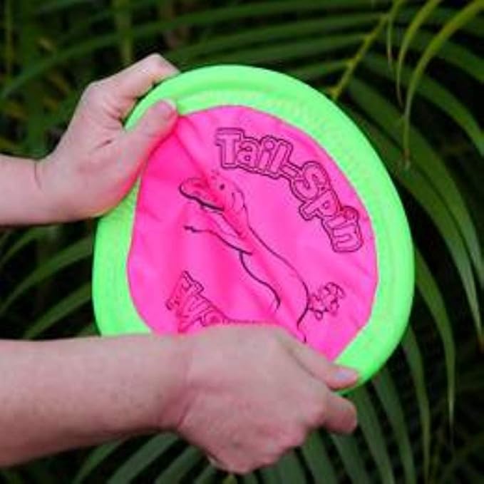 Booda Tail-Spin Flyer 10" Diameter Floppy Dog Frisbee (Pack of 2)