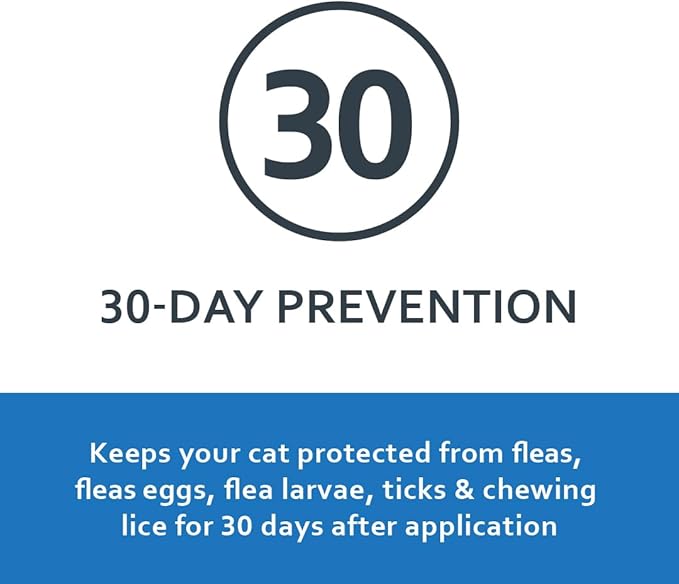 SENTRY Fiproguard for Cats, Flea and Tick Prevention for Cats (1.5 Pounds and Over), Includes 3 Month Supply of Topical Flea Treatments