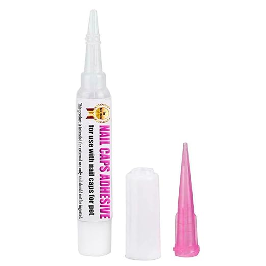 10pcs of Special Pet Nail Adhesive Glues & 20pcs of Applicator Tips for Cat Nail Caps and Dog Nail Caps