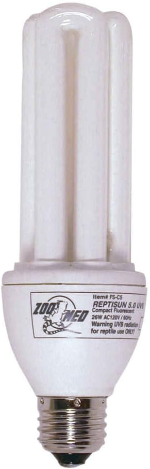 Zoo Med ReptiSun Tropical Compact Fluorescent UVB Lamp, 26 Watts