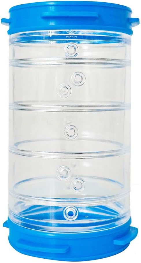 Ferplast Hamster Cage Play Tube | 4-Inch Straight Tunnel, 4.3L x 2.4 Diameter Inches, Clear (84812099US1)