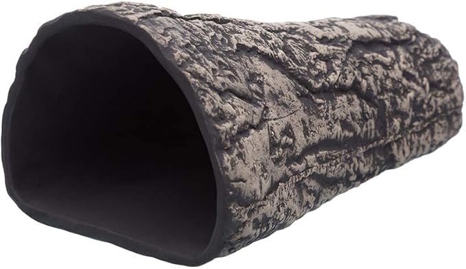 Plecoceramics Pleco Cave Cone Breeding Ceramic Decorations Fish Tank Aquarium (Gray)