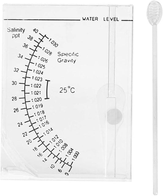 Aquarium Marine Test,Salinity Tester Aquarium Salinity Tester Seawater Salt Meter Fish Salinity Measuring Device for Fish Pond Saltwater Water