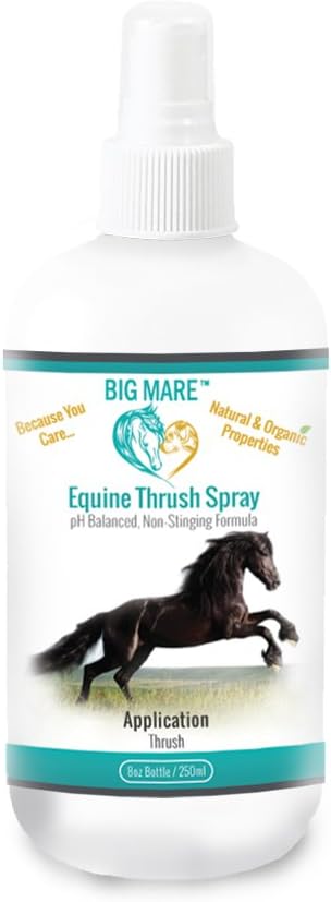 Horse Thrush Spray | Clinically Proven Effective On Thrush. No Sting, No Stain Formulation. Veterinary Approved & Recommended.