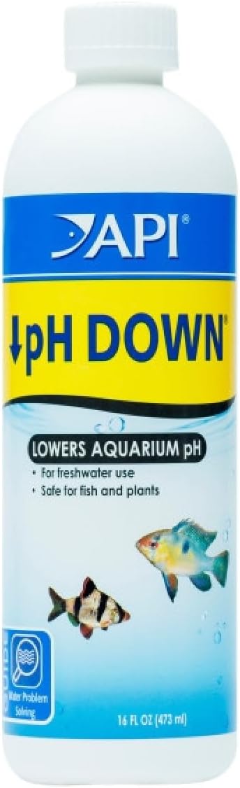 API Aquarium Pharmaceuticals pH Control Kit - 30B pH Down 16 oz & pH UP 4 oz Freshwater Aquarium Water pH Adjuster