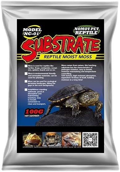 Reptile Moist Moss for Humidity, Great for Snakes, Turtle and Other Reptiles
