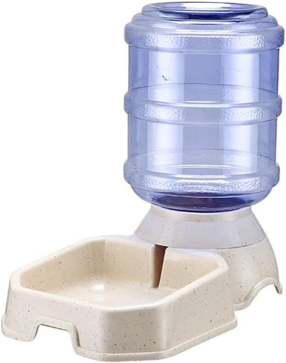 Pet Feeder and Water Food Dispenser Automatic for Dogs Cats, 100% BPA-Free, Gravity Refill, Easily Clean, Self Feeding for Small Large Pets Puppy Kitten Rabbit Bunny (H-Water)